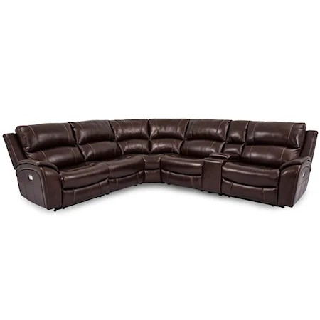 Power Reclining Sectional Sofa with USB Ports